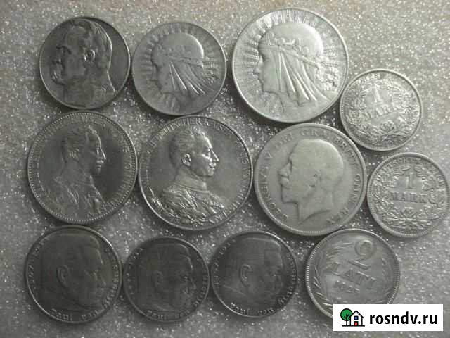 Иностранные серебрянные монеты Саранск - изображение 1