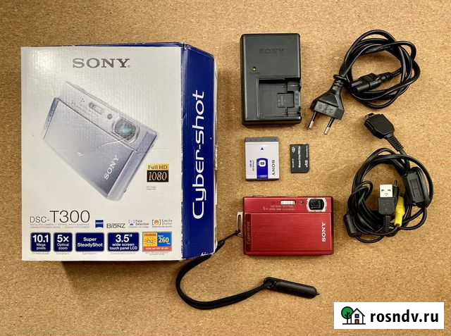 Компактный фотоаппарат sony cyber shot T-300 Североморск - изображение 1