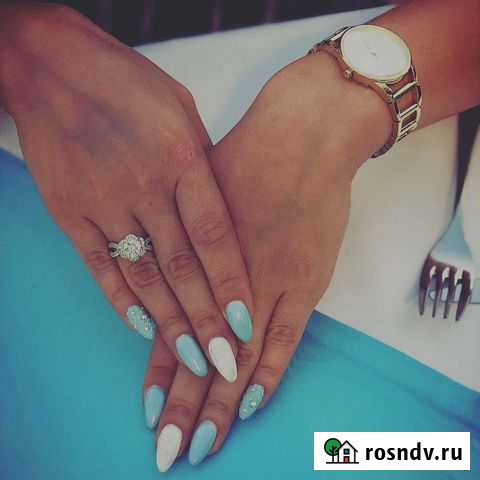 Наращивание,шеллак с укреплением, педикюр Рязань - изображение 1