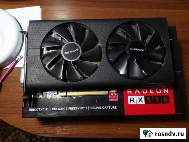 Sapphire Nitro+ Rx570 4gb Нефтекамск - изображение 1