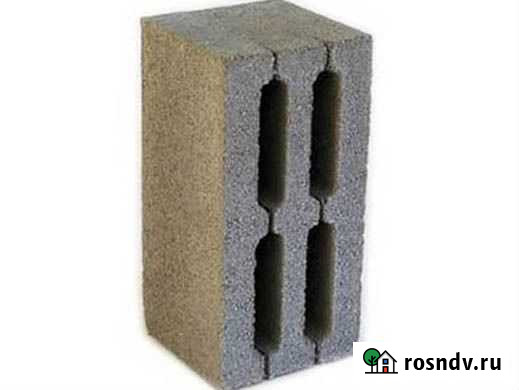 Керамзитный блок 4 щелевой М24 Арт. Ш-04 Шаран - изображение 1