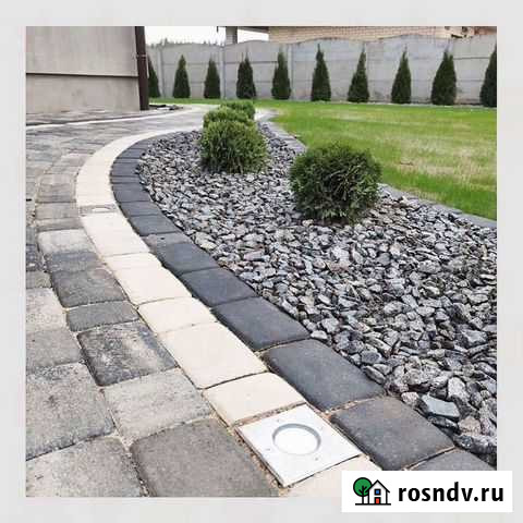 Благоустройство территории. Укладка камня, плитки Воронеж - изображение 1