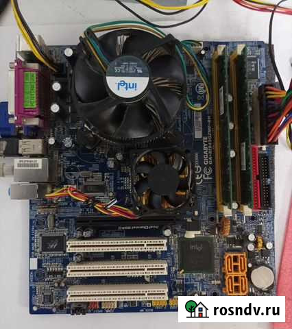 S775 core 2 duo e4400 GA-8I945gzme-RH 2*1 GB DDR2 Павловск - изображение 1