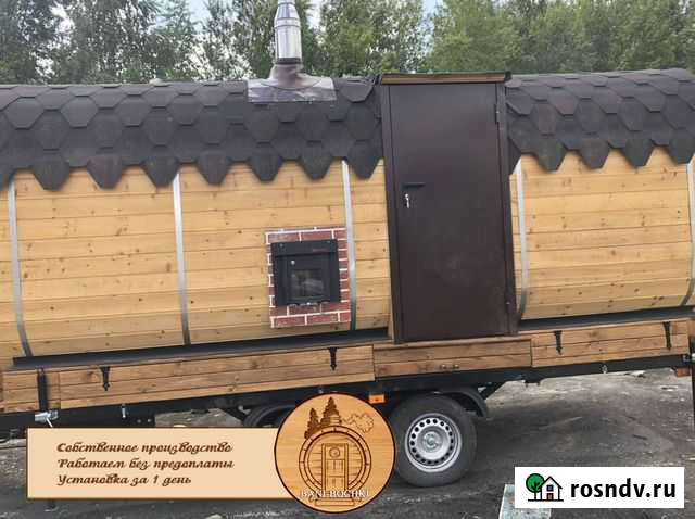 Баня бочка квадро новая Саров - изображение 1