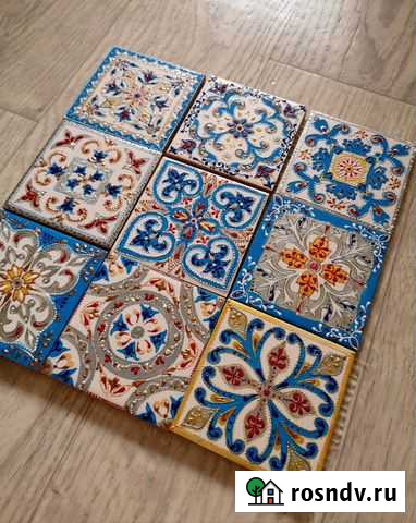 Роспись плитки для кухонного фартука либо зеркала Курган - изображение 1