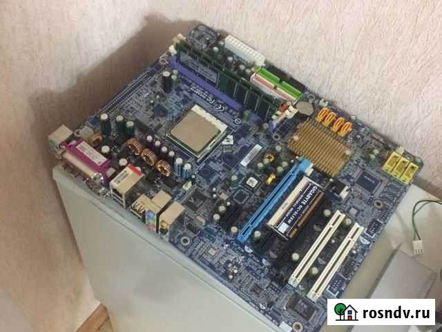Материнская плата gigabyte с процессором athlon Саранск - изображение 1