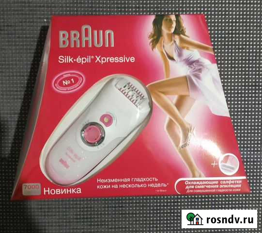 Эпилятор Braun Silk-epil Xpressive 7280 Новосибирск - изображение 1
