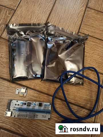 Райзер pci-e с метровым кабелем Белгород - изображение 1