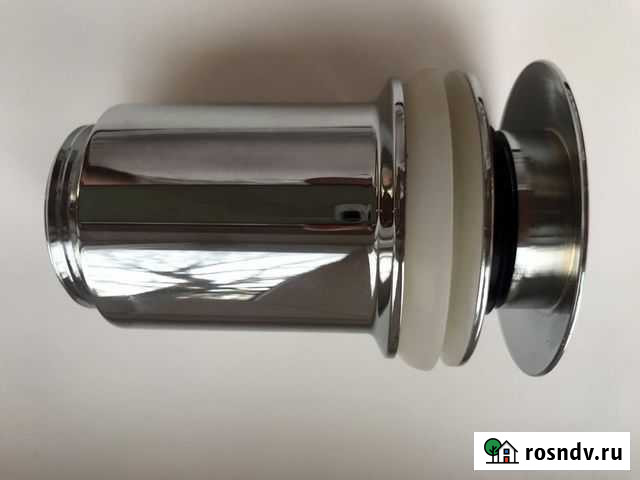 Выпуск клик-клак хромированный для раковины, ванны Краснознаменск - изображение 1