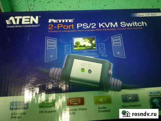 Aten 2-port ps/2 KVM Switch cs-62a Новоалтайск