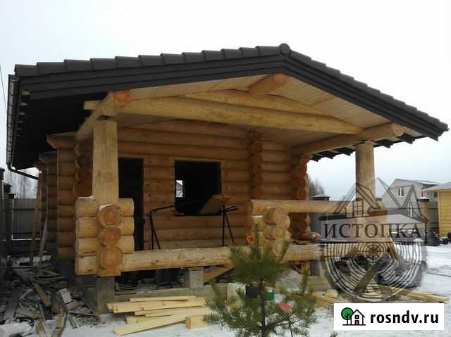 Сруб бани 6*6 + террасой 3*6 Сертолово - изображение 1