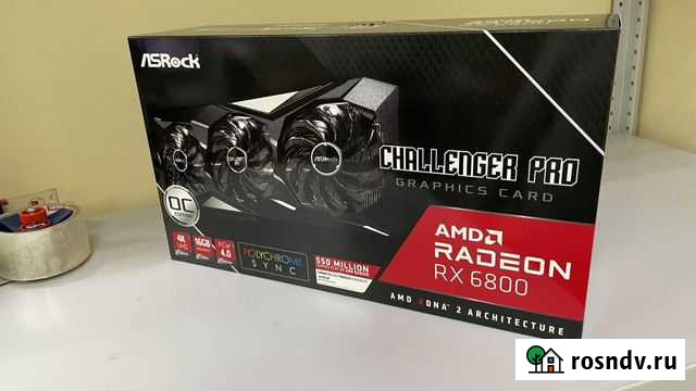 RX6800 Asrock Challenger Pro 16G OC в наличи Красноярск - изображение 1