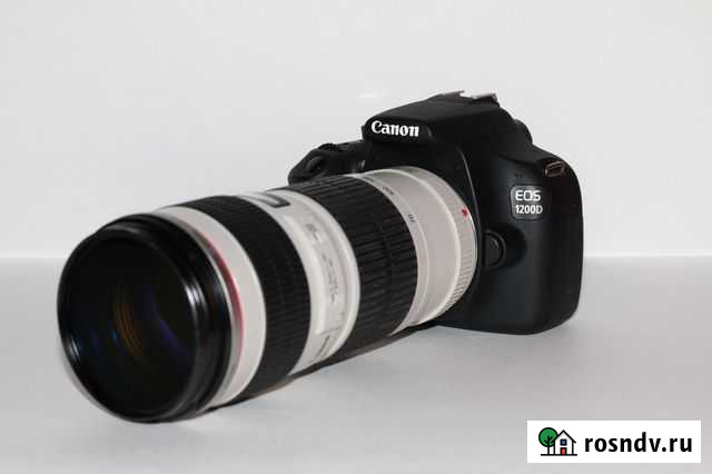 Canon 1200D kit 70-200 Новосибирск - изображение 1