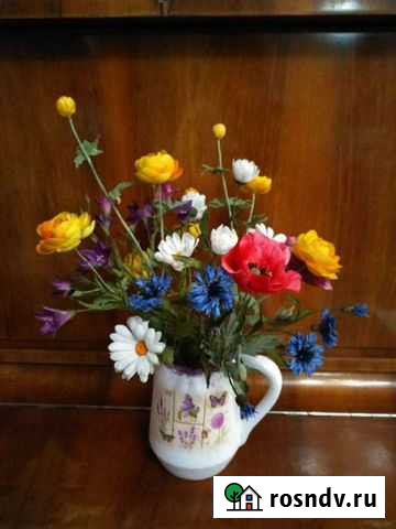 Цветы из шелка ручной работы Троицк - изображение 1