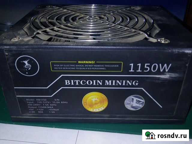 Блок питания 1150w kb1150 asic Камышин - изображение 1