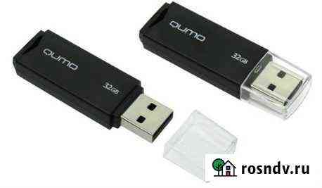 Съемный носитель 32Гб qumo QM32GUD-TRP-Black USB2 Ульяновск