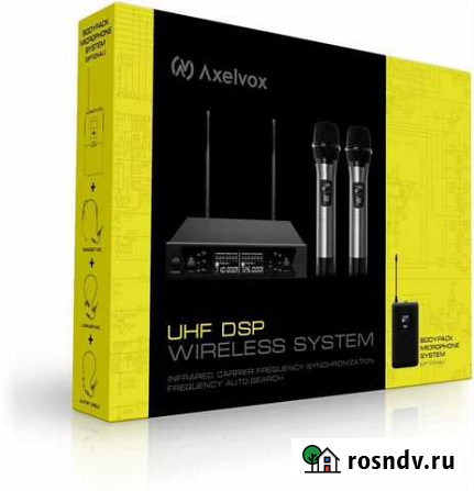 Микрофоны без проводные Axelvox 2шт Усть-Илимск - изображение 1