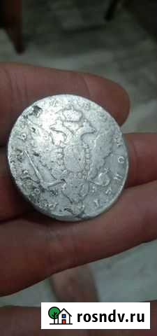 Рубль Екатерина 2, 1781 г. Оригинал Ульяновск - изображение 1