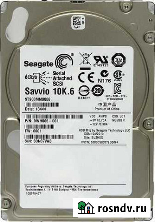 Серверный Жесткий диск seagate ST300MM0006, 300гб Волгоград - изображение 1