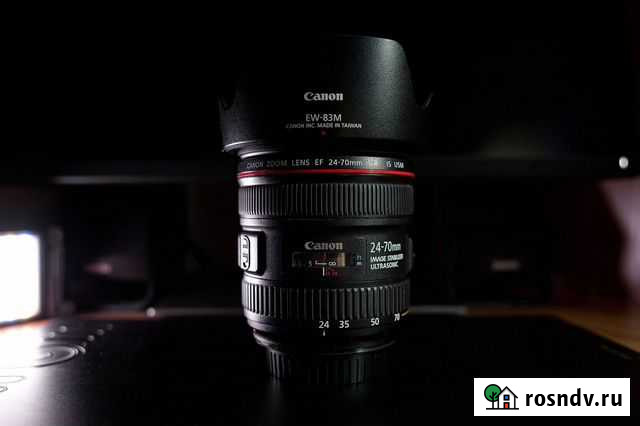Объектив Canon 24-70mm f4 is USM Великие Луки - изображение 1