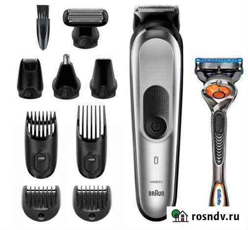 Триммер Braun MGK 7220 + Бритва Gillette+2 кас+чех Калининград