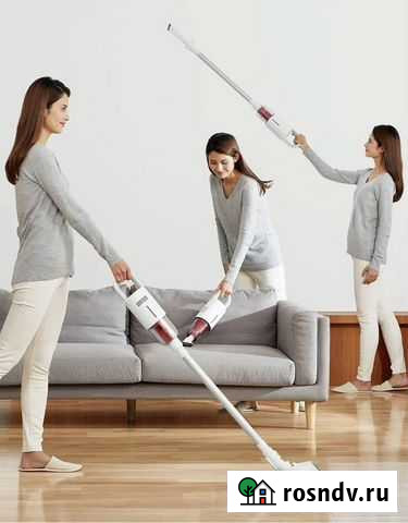 Вертикальный безпроводной пылесос Xiaomi deerma Калуга - изображение 1