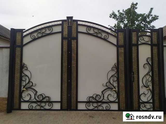 Ворота кованные Шали - изображение 1
