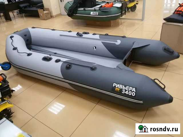 Моторная лодка пвх Ривьера 3400 ск Компакт Томск - изображение 1