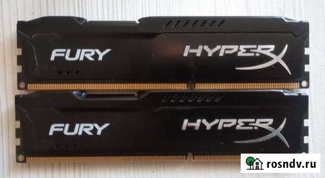 Оперативная память Kingston HyperX Fury Black Белогорск - изображение 1