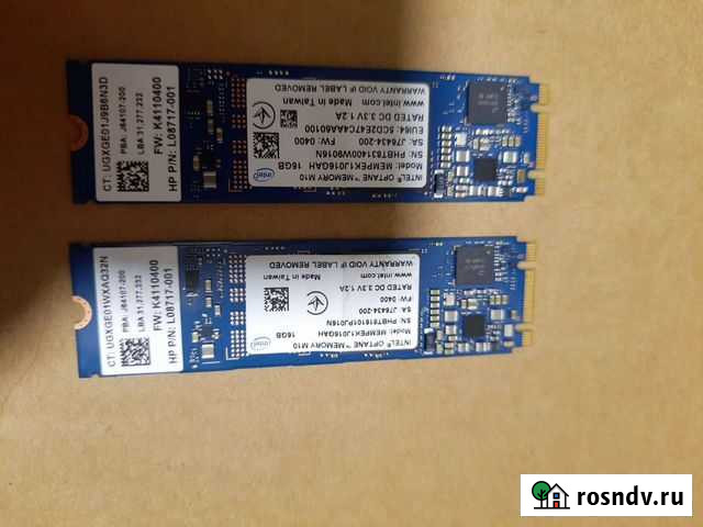 Накопитель SSD Intel optane Memory 16Gb Нижний Новгород - изображение 1