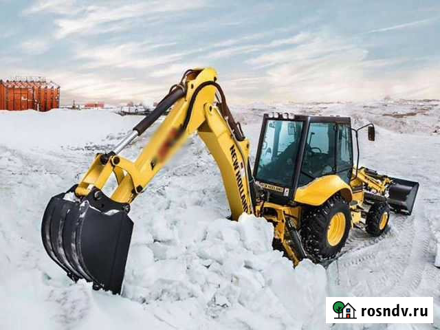 Экскаватор New holland B100B Гидромолот, уборка сн Уфа - изображение 1