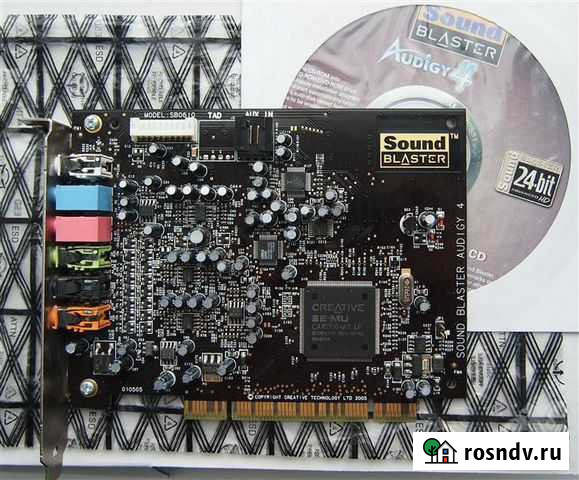 Звуковая карта Creative Audigy 4 SB0610 7.1 Кемерово - изображение 1