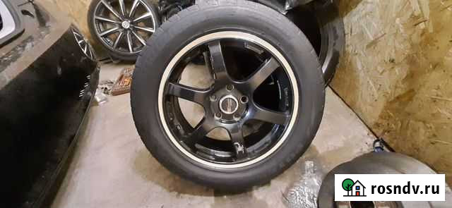 Литые диски r17 5114.3 на летней резине Улан-Удэ - изображение 1