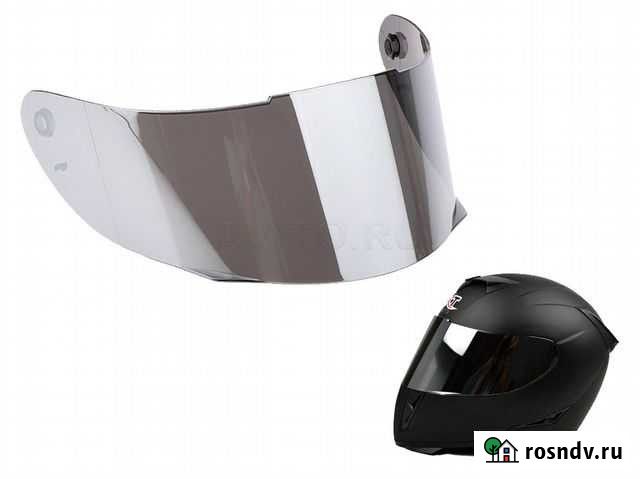 Визор для шлема GXT 358 серебряный зеркальный Санкт-Петербург - изображение 1