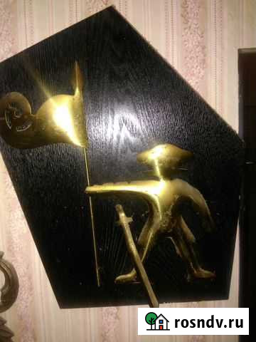 Раритетное настенное панно, герб Таллина Шуя - изображение 1