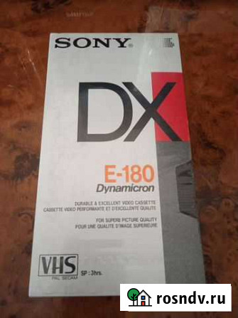 Видеокассета sony DX E-180 запечатана Ленинск-Кузнецкий - изображение 1