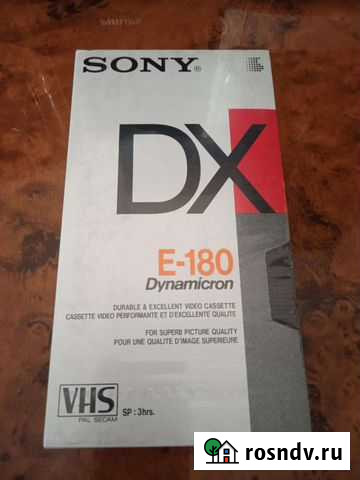 Видеокассета sony DX E-180 запечатана Ленинск-Кузнецкий - изображение 1