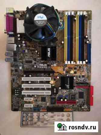 Материнская плата Socket 775 + Pentium 4 + кулер Владимир