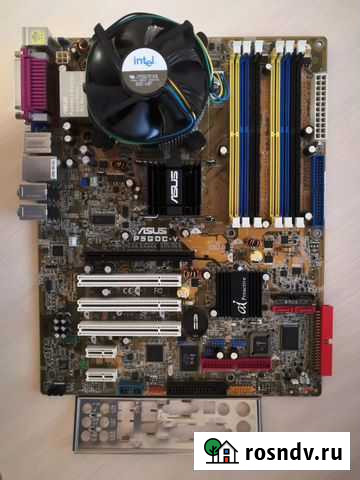 Материнская плата Socket 775 + Pentium 4 + кулер Владимир - изображение 1