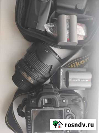 Зеркальный фотоаппарат nikon d90+ вспышка+ сумка+ Соликамск - изображение 1