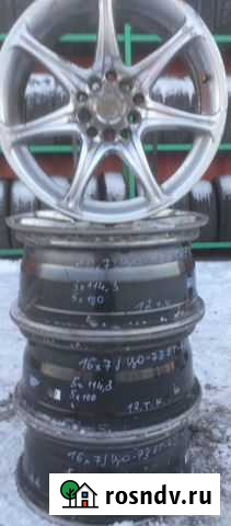 Литые диски 16х7j цо-73 ет-45 5х114.3 5х100 Пермь - изображение 1