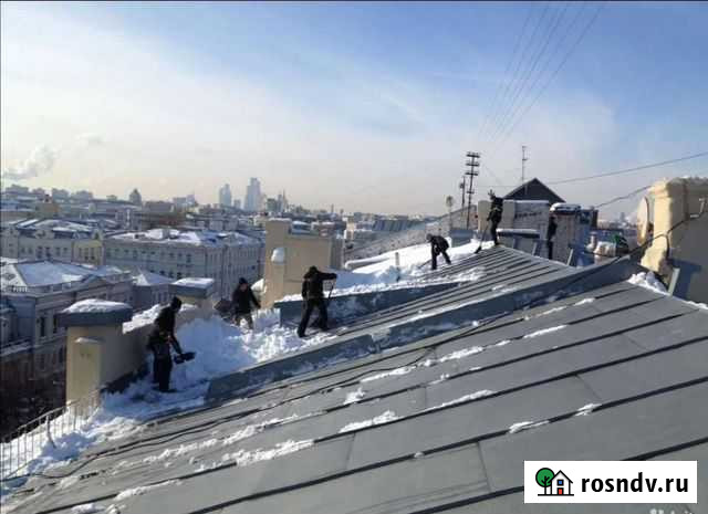 Уборка сосулек и снега альпинистами Калуга - изображение 1