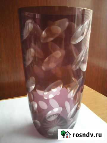 Вазаы. Две. СССР(марганцевое, стекло.) Калач-на-Дону - изображение 1