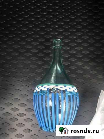 Бутыль из под вина СССР Калуга - изображение 1