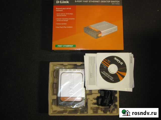 5-port fast ethernet desktop switch D-Link Елец - изображение 1