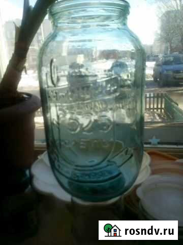 Банка стеклянная Камышин юбилейная 325 лет Рыбное - изображение 1