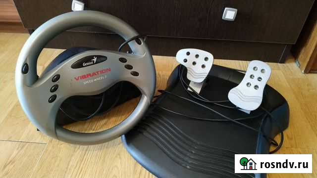 Руль и педали для компьютерных игр Калининград - изображение 1