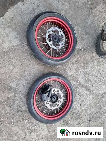 Колеса motard honda CRF Владивосток - изображение 1