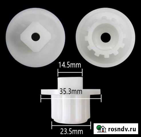 Втулка шестеренка Zelmer Bosch Philips Лиски - изображение 1