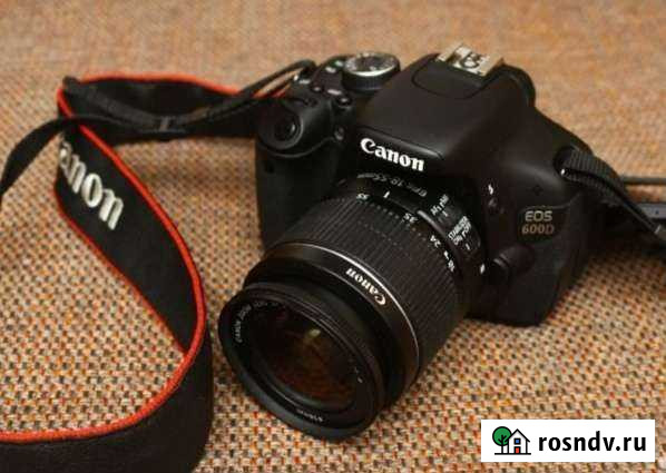 Зеркальный фотоаппарат canon 600d + 17-85мм Воронеж - изображение 1